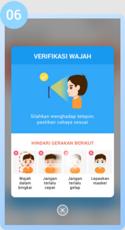 6. Verifikasi Wajah