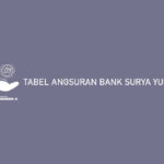 Tabel Angsuran Bank Surya Yudha