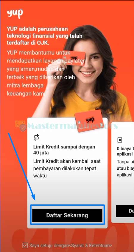 1. Buka Aplikasi Yup