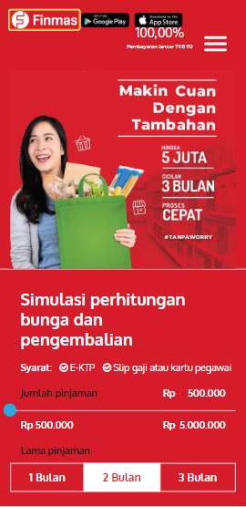 1. Kunjungi Situs Simulasi Pinjaman Online Finmas