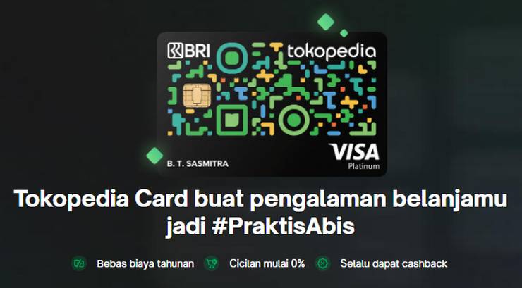 Apa Itu Kartu Kredit BRI Tokopedia Card