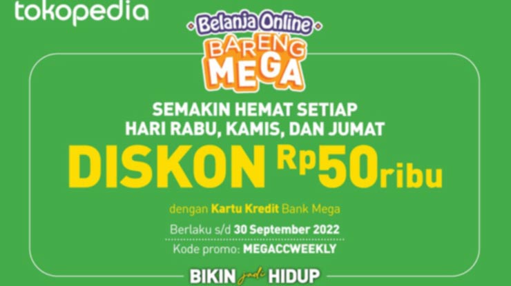 Tokopedia Belanja Online Bareng Mega