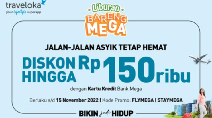 Traveloka Liburan Bareng Mega Reguler Flight