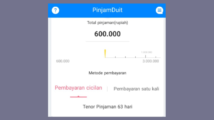 Limit Awal Aplikasi PinjamDuit