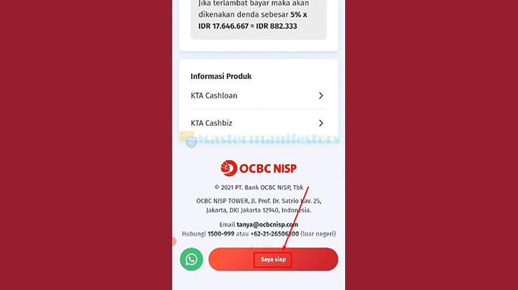 3. Baca Seluruh Informasi KTA OCBC NISP