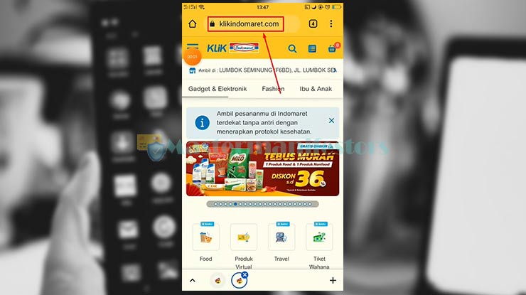 1. Silahkan Kunjungi Website Resmi KlikIndomaret