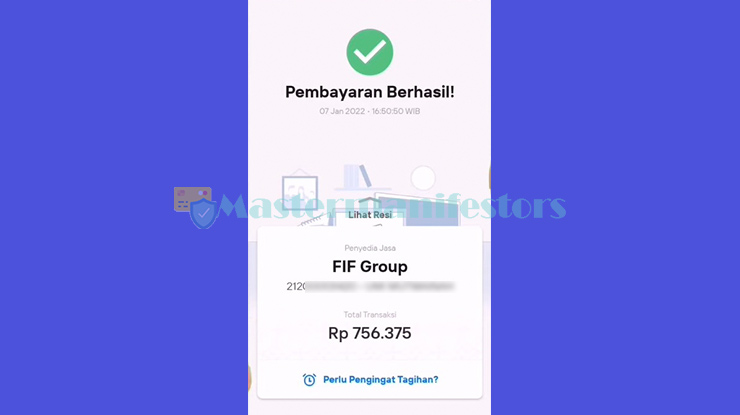 8. Cara Bayar Angsuran FIF Lewat Livin Mandiri Berhasil