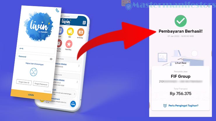 Cara Bayar Angsuran FIF Lewat Livin Mandiri Paling Baru
