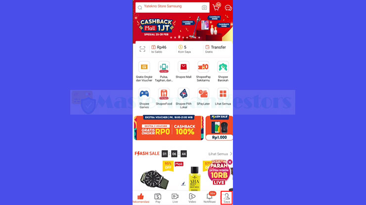 Buka Aplikasi Shopee