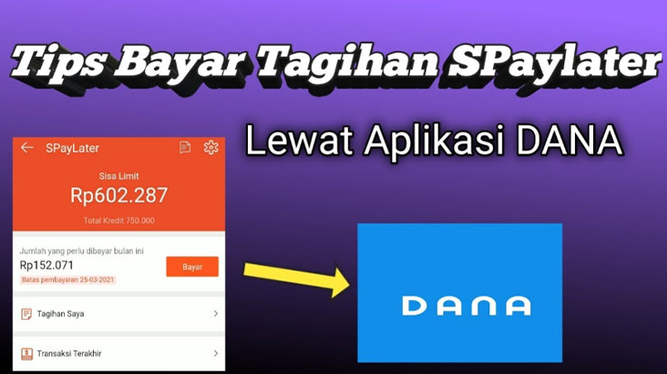 Cara Bayar Shopee PayLater Lewat DANA