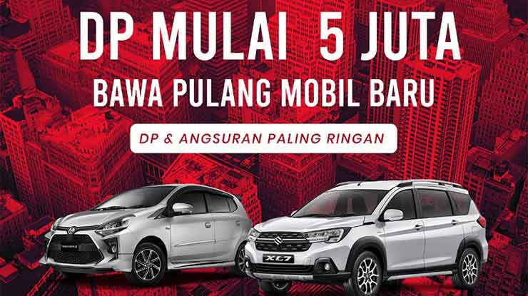 Kredit Mobil DP 5 Juta Angsuran 1 Juta