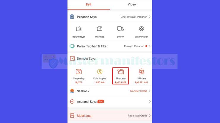 Masuk ke SPayLater
