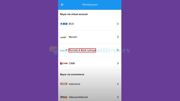 Pilih Bank Permata Bank Lainnya