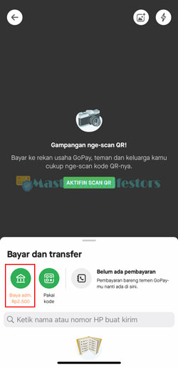 Pilih Kirim ke Nomor Rekening