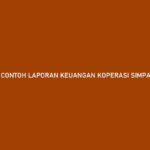 contoh laporan keuangan koperasi simpan pinjam excel