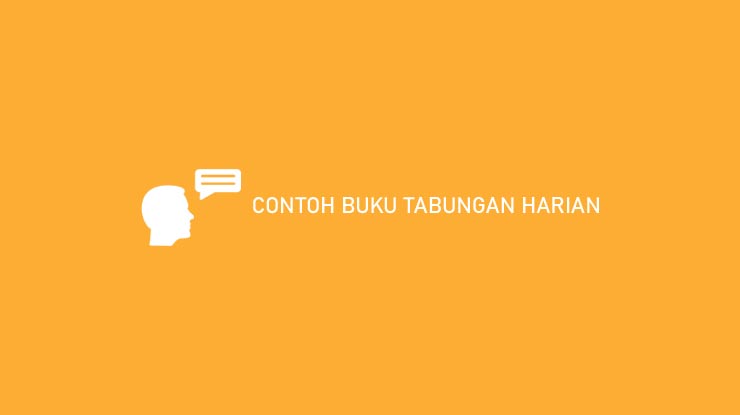 Contoh Buku Tabungan Harian